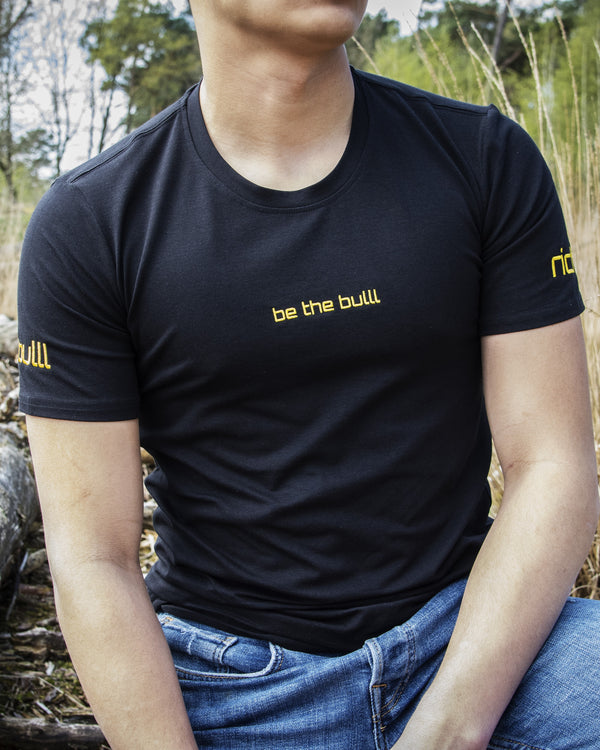 T-Shirt "Be The bulll" Zwart - Bulllrich